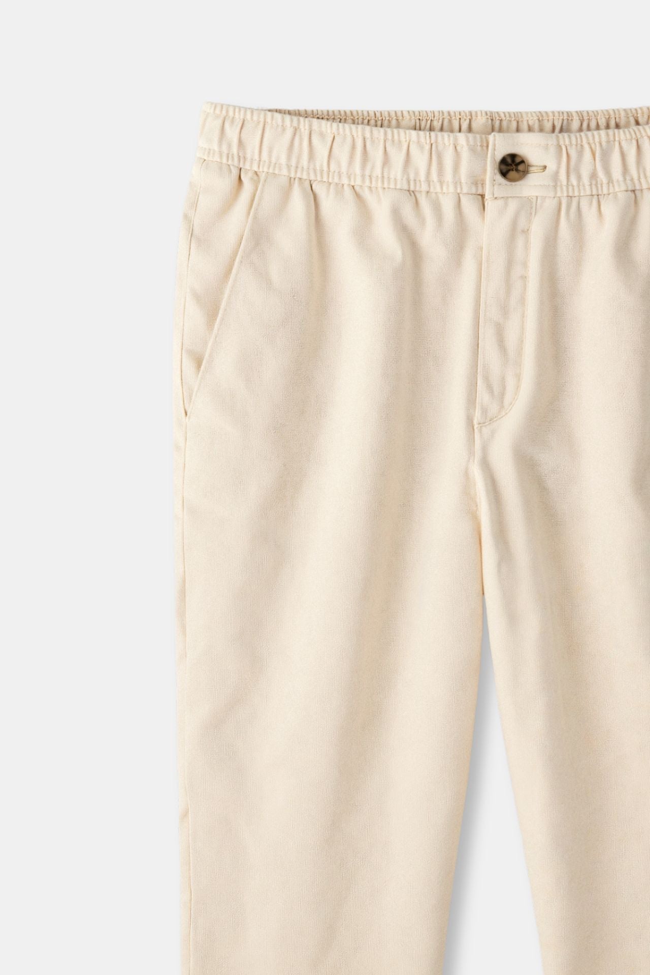 VORO Regular Fit Linen Loose Pants