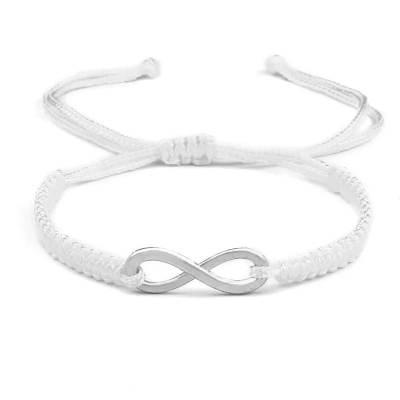 Classic Infinity Bracelet Friendship Braided Adjustable For Couples Men Women Handmade String Charms Bracelets&Bangles Jewelry