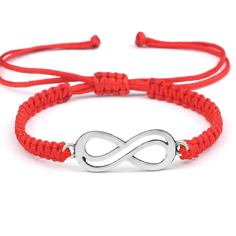 Classic Infinity Bracelet Friendship Braided Adjustable For Couples Men Women Handmade String Charms Bracelets&Bangles Jewelry