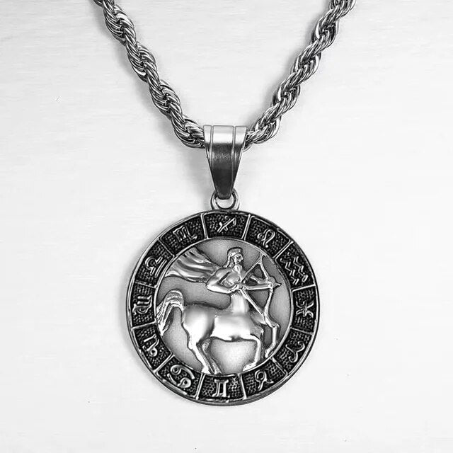 VORO- Zodiac Sign Necklace - Silver