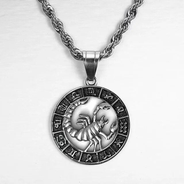 VORO- Zodiac Sign Necklace - Silver
