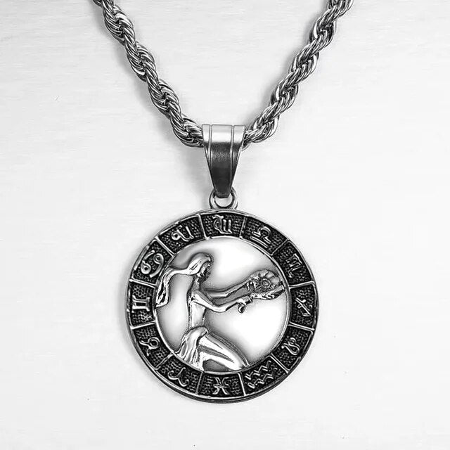 VORO- Zodiac Sign Necklace - Silver