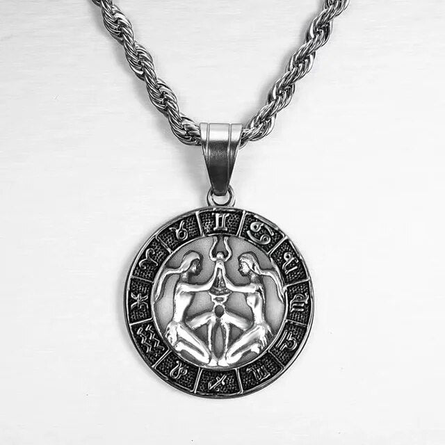 VORO- Zodiac Sign Necklace - Silver