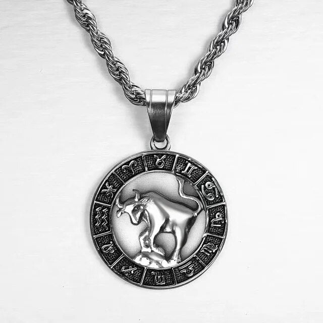 VORO- Zodiac Sign Necklace - Silver