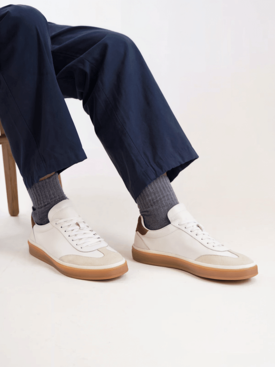 Sneaker en cuir décontracté