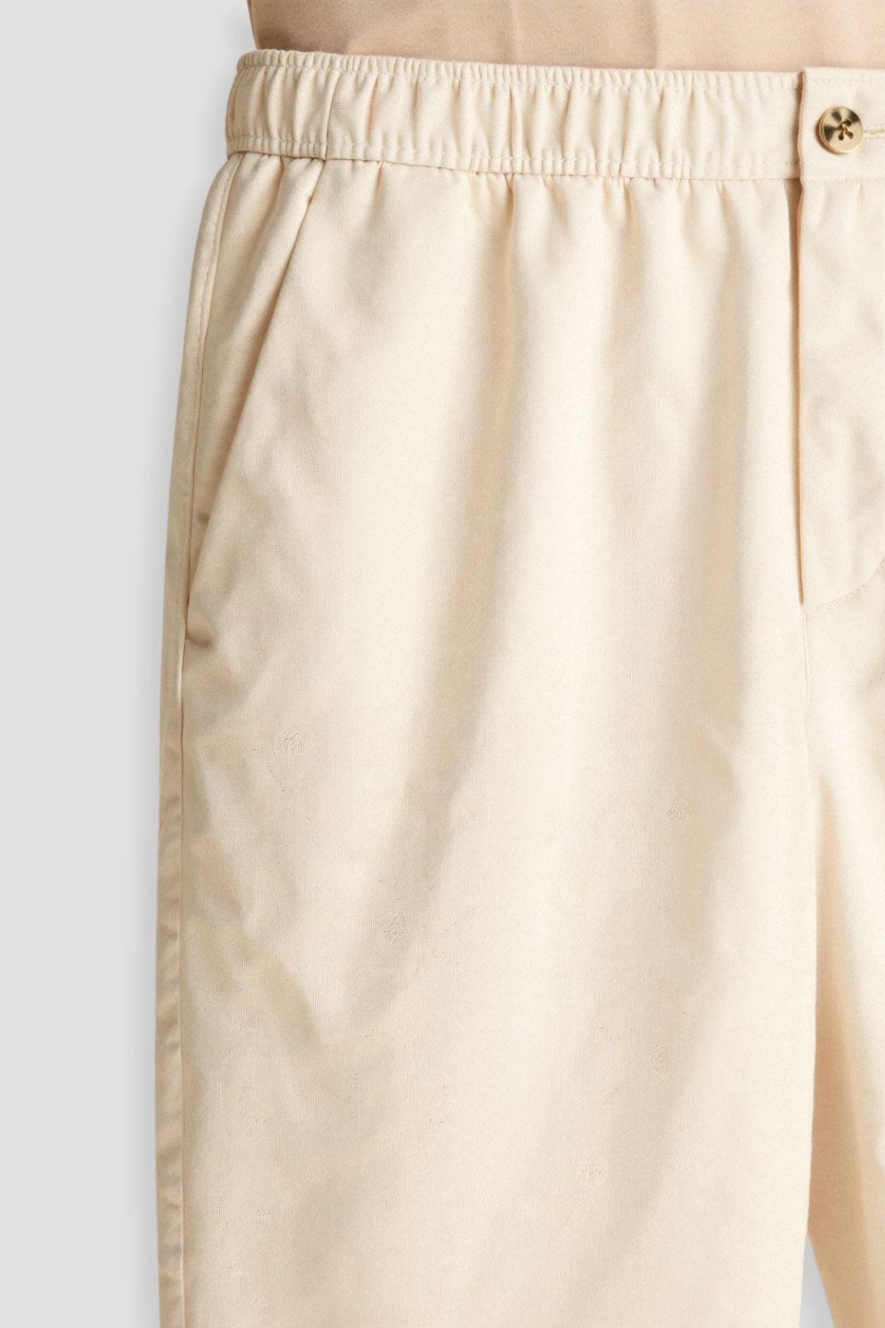 VORO Regular Fit Linen Loose Pants