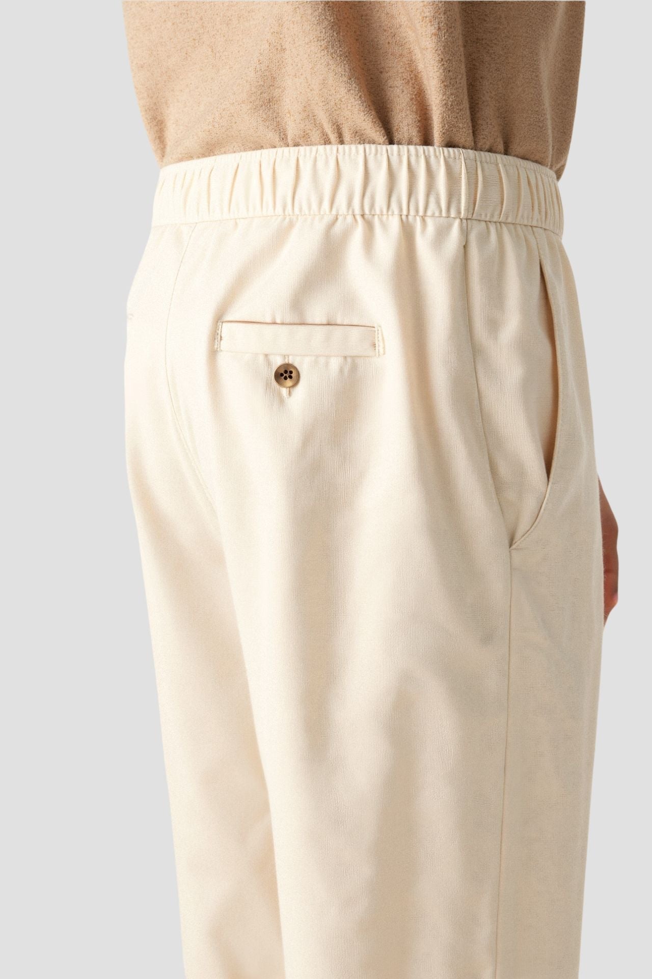 VORO Regular Fit Linen Loose Pants