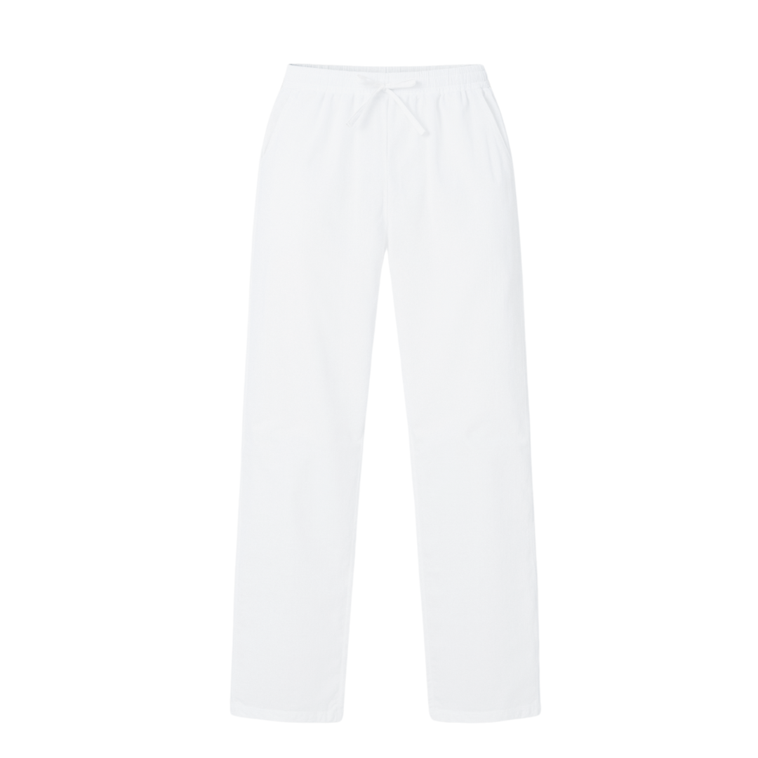 VORO Cotton & Linen Blend Drawstring Pants