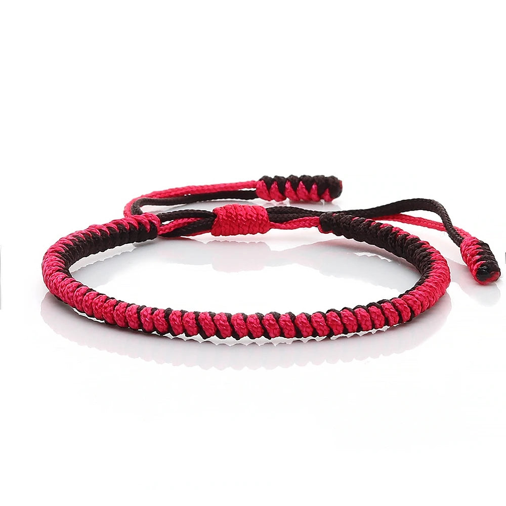 Brown String Braided Bracelet Handmade Adjustable Woven Rope Charm Bracelet For Women Men Homme Fashion Jewelry Best Friend Gift