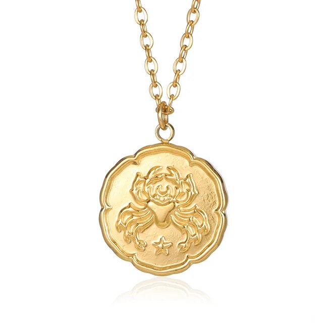 VORO - Zodiac Sign Necklace - Gold