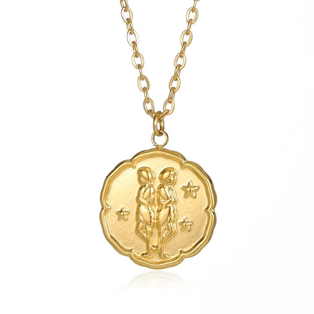 VORO - Zodiac Sign Necklace - Gold