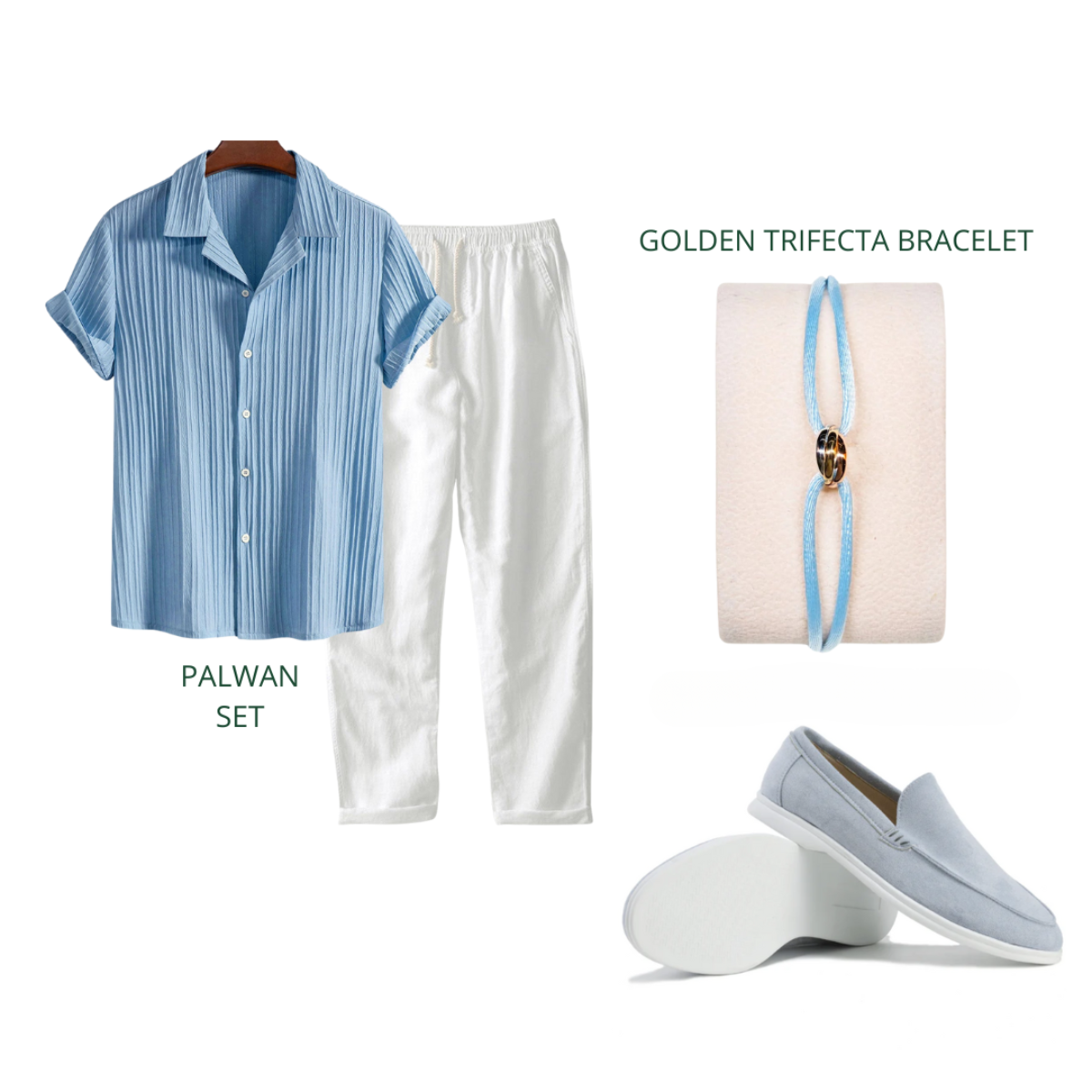 VORO 4 piece set- Light Blue