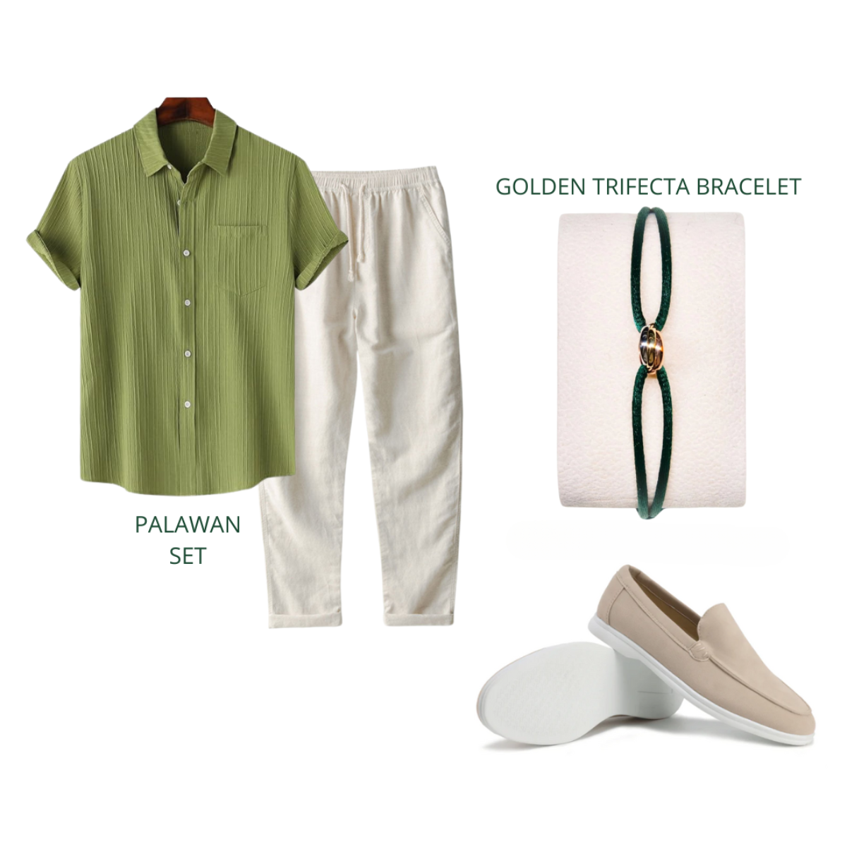 VORO 4 piece set- Olive