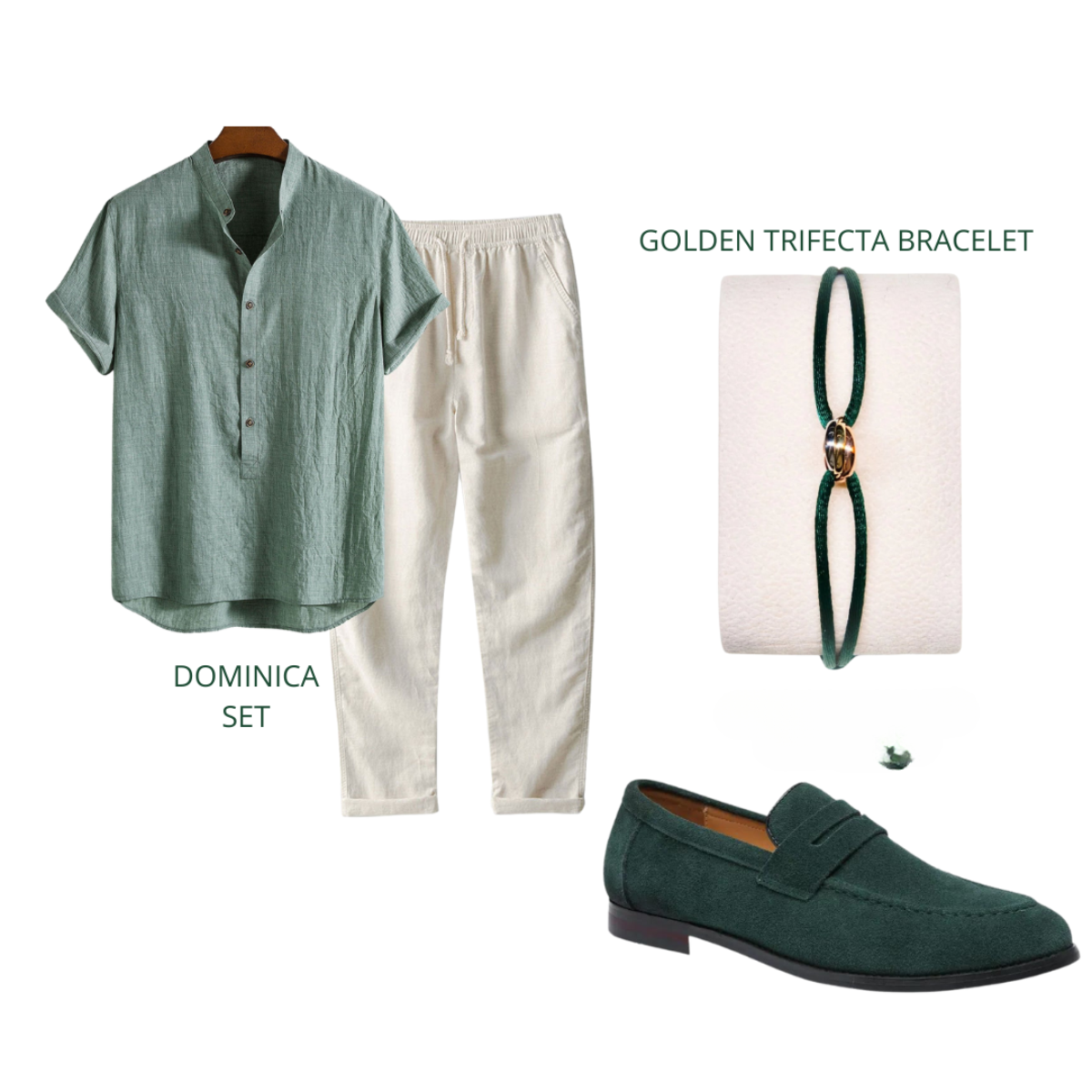 VORO 4 piece set- Green