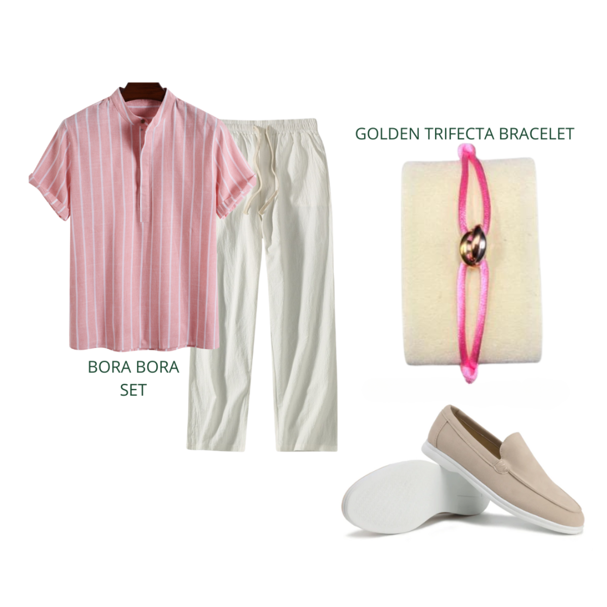 VORO 4 piece set- Pink