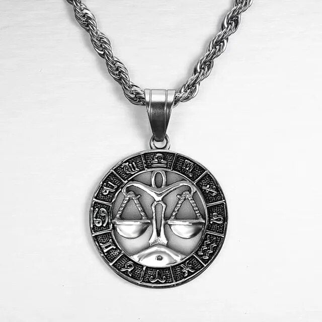 VORO- Zodiac Sign Necklace - Silver